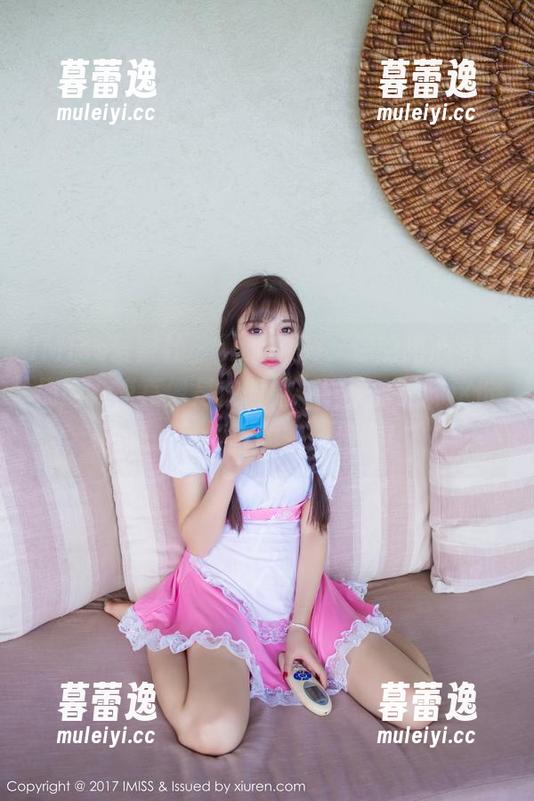 IMiss爱蜜社 - 夏茉GIGI，你的甜心写真原图，简直像是在叫嚣：“快来品味这份甜蜜，引领你的想象走偏！”
