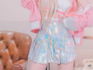Jenny(정제니)的职业装写真，似乎能让人瞬间卡到住…是因为裙子太好看了吗