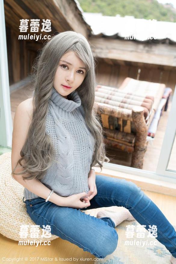 MiStar魅妍社 - 王婉悠户外写真，原图展示了什么是“随性”