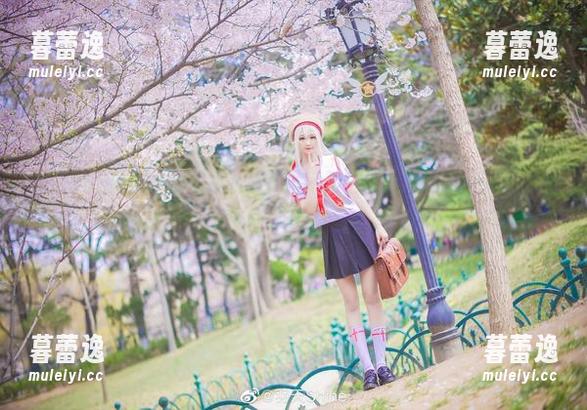 羽天shine 羽天shine带来的蕾姆花嫁cos,图片让我想象不出超现实的存在