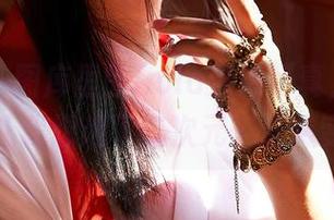 蜜桃社 – 图库里的Rola清纯写真，明明是少女却让我想起了二次元…这转变太大了